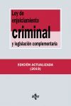 36ª ED. LEY DE ENJUICIAMIENTO CRIMINAL Y LEGISLACIÓN COMPLEMENTARIA  2019