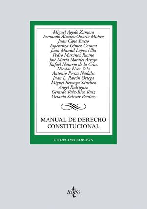 11ª ED. MANUAL DE DERECHO CONSTITUCIONAL