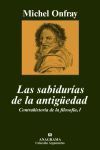 SABIDURIAS ANTIGUEDAD - CONTRAHISTORIA DE LA FILOSOFIA I