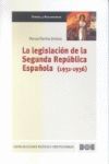 LEGISLACION SEGUNDA REPUBLICA ESPAÑOLA 1931-1936