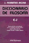 DICCIONARIO DE FILOSOFIA (E-J)