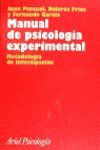 MANUAL DE PSICOLOGIA EXPERIMENTAL.METODOLOGIA DE INVESTIGACION