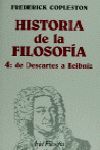 HISTORIA DE LA FILOSOFÍA, IV. DE DESCARTES A LEIBNIZ.