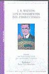 DVD J.B. WATSON : LOS FUNDAMENTOS DEL CONDUCTISMO