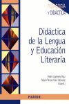 DIDÁCTICA DE LA  LENGUA Y EDUCACION LITERARIA