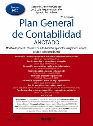 7ª ED. PLAN GENERAL DE CONTABILIDAD ANOTADO