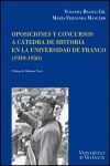 OPOSICIONES Y CONCURSOS A CÁTEDRA DE HISTORIA EN LA UNIVERSIDAD DE FRANCO (1939-