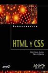 PROGRAMACIÓN HTML Y CSS