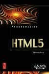 PROGRAMACIÓN HTML5