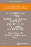 CONSTITUCIÓN, ESTADO CONSTITUCIONAL, PARTIDOS Y ELECCIONES Y FUENTES DEL DERECHO.