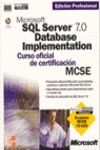 MICROSOFT SQL SERVER 7.0 DATABASE