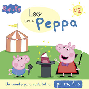 PEPPA PIG. LECTOESCRITURA - LEO CON PEPPA. UN CUENTO PARA CADA LETRA: P, M, L, S