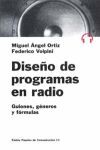 DISEÑO DE PROGRAMAS DE RADIO GUIONES, GÉNEROS Y FÓRMULAS