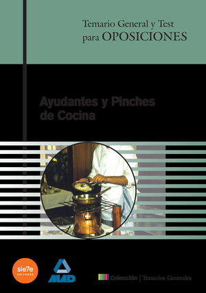 TEMARIO Y TEST AYUDANTES PINCHE DE COCINA