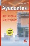 TEMARIO VOL. I AYUDANTES INSTITUCIONES PENITENCIARIAS 2003