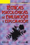 TECNICAS PSICOLOGICAS DE EVALUACION Y EXPLORACION