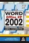 WORD OFFICE XP 2002 PARA OPOSITORES
