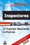 VOL. III TEMARIO INSPECTORES CUERPO NACIONAL POLICIA