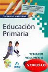 EDUCACION PRIMARIA VOL 2º CUERPO DE MAESTROS