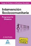 PROGRAMACION DIDACTICA INTERVENCION SOCIOCOMUNITARIA PROFESORES ESO