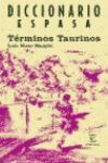 DICCIONARIO DE TERMINOS TAURINOS