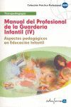 MANUAL DEL PROFESIONAL DE LA GUARDERIA INFANTIL (IV)