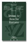 TEXTOS DE DERECHO ROMANO 2002