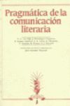 PRAGMÁTICA DE LA COMUNICACIÓN LITERARIA