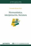 HERMENEUTICA INTERPRETACION LITERATURA