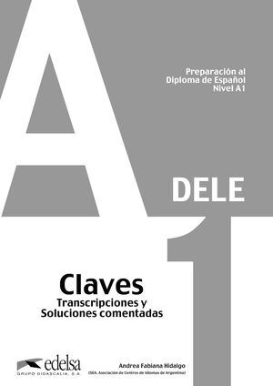 PREPARACIÓN AL DELE A1. LIBRO DE CLAVES