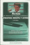 ACTAS I JORNADAS LITERATURA INFANTIL Y JUVENIL