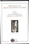 OBRA SELECTA DE MIGUEL MANCHEÑO V. I APUNTES HISTORIA ARCOS FRONTERA