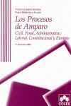 LOS PROCESOS DE AMPARO. CIVIL, PENAL, ADMIVP LABORAL, CONSTITUCIONAL E