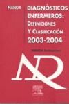NANDA :DIAGNOSTICOS ENFERMEROS DEFINICION Y CLASIFICACION 2003-2004