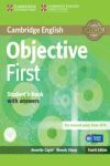 OBJECTIVE FIRST (4TH ED.) WORKBOOK WITH ANSWERS WITH AUDIO CD (FCE 2015).