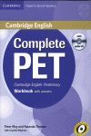 COMPLETE PET FOR SPANISH SPEAKERS. WORKBOOK WITH ANSWERS