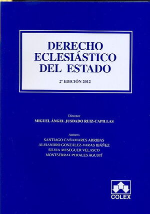 DERECHO ECLESIASTICO DEL ESTADO 2ª EDICIÓN 2012
