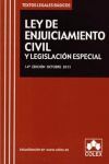 LEY DE ENJUICIAMIENTO CIVIL Y LEGISLACIÓN ESPECIAL (OCTUBRE-2015)