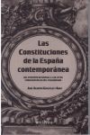 LAS CONSTITUCIONES DE LA ESPAÑA CONTEMPORÁNEA