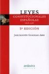 LEYES CONSTITUCIONALES ESPAÑOLAS (1808-1978) 2015