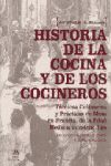 HISTORIA DE LA COCINA Y DE LOS COCINEROS