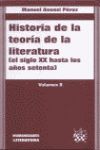 HISTORIA DE LA TEORIA DE LA LITERATURA VOL II