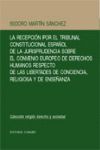 LA RECEPCIÓN POR EL TRIBUNAL CONSTITUCIONAL ESPAÑOL DE LA JURISPRUDENC
