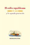 EL EXILIO REPUBLICANO DE 1939 Y LA SEGUNDA GENERACIÓN