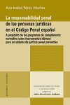 LA RESPONSABILIDAD PENAL DE LAS PERSONAS JURÍDICAS EN EL CODIGO PENAL ESPAÑOL