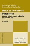 MANUAL DE DERECHO PENAL. PARTE GENERAL 2018