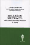 LECCIONES DE DERECHO CIVIL 2013. (PARTE GENERAL, OBLIGACIONES Y CONTRATOS) 2ª ED.