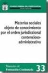 MATERIAS SOCIALES OBJETO DE CONOCIMIENTO ORDEN JURISDICCIONAL CONTENCI