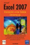 EXCEL 2007 INICIACIÓN A LAS TABLAS DINÁMICAS