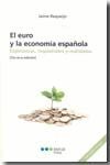 EL EURO Y LA ECONOMIA ESPAÑOLA